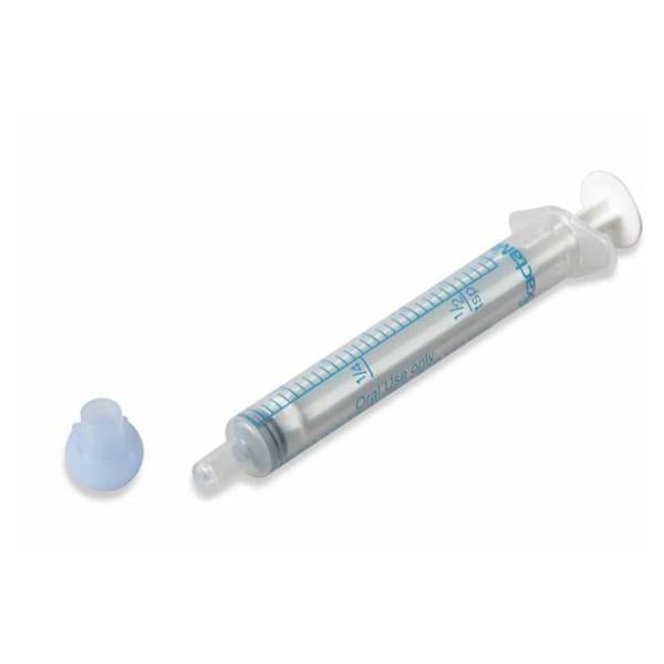 Syringe Oral ExactaMed Polypropylene 5cc Transparent 100/Case